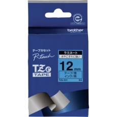 【TZE-531】brother Tzeテープ 黒文字/青地/12mm