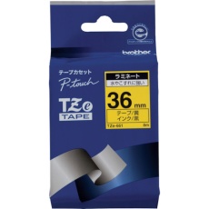【TZE-661】brother Tzeテープ 黒文字/黄地/36mm