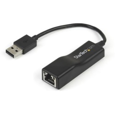 【USB2100】StarTech LANアダプター/USB 2.0/1x RJ45/10Mbps/100Mbps/ブラック