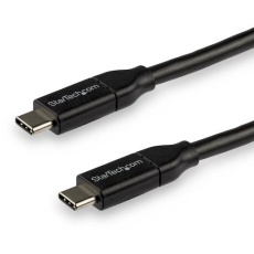 【USB2C5C3M】StarTech USB-Cケーブル/3m/USB 2.0/480Mbps/Type-C - Type-C/100W/オス-オス/ブラック