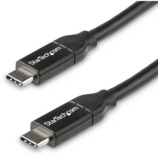 【USB2C5C50CM】StarTech USB-Cケーブル/50cm/USB 2.0/480Mbps/Type-C - Type-C/100W/オス-オス