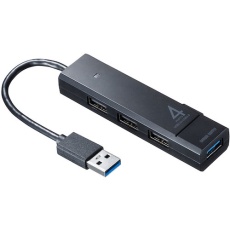 【USB-3H421BK】SANWA USB3.1 Gen1+USB2.0コンボハブ