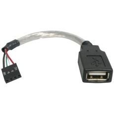 【USBMBADAPT】StarTech USBケーブル/マザーボード用/4ピン IDC -A/15cm/メス・メス
