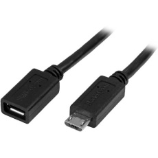 【USBUBEXT50CM】StarTech USBケーブル/データブロック/A-C/1m/充電専用/12W/ブラック