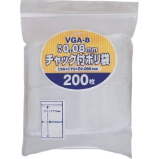 【VGA-8】ジャパックス チャック付ポリ袋厚口