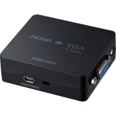 【VGA-CVHD1】SANWA 変換コンバーター(HDMI信号VGAタイプ)