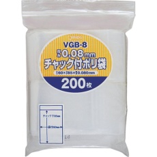 【VGB-8】ジャパックス チャック付ポリ袋厚口