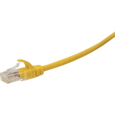 【VOL-5EUPB-L1-YL】コーニング Cat5e UTPパッチコード1m 黄