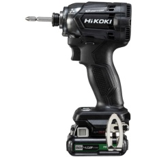 【WH12DCA(2LSB)】HiKOKI 10.8Vコードレスインパクトドライバ 4.0Ah バッテリーセット品 ストロングブラック