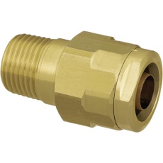【WJ1-1310-S】ダブルロックジョイント WJ1型 テーパおねじ(黄銅) R1/2×10A
