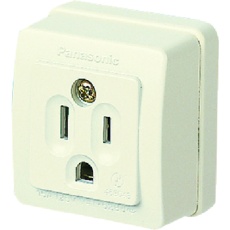 【WK3001W】Panasonic 接地角型コンセント 125V