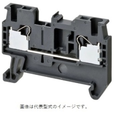 【XW5T-P2.5-1.1-1】OMRON DINレール端子台 プッシュインタイプ 配線1:1 1段