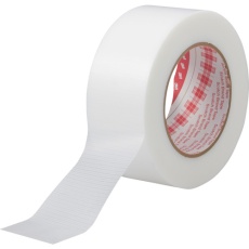 【YR3738-WHI-50X50】3M ラミクロス包装用粘着テープ YR-3738 白 50mmX50m