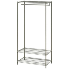 【SEC-800W-KH】カラースチールシェルフ ワードローブ大 カーキ