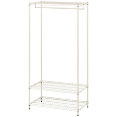 【SEC-800W-BE】カラースチールシェルフ ワードローブ大 ベージュ