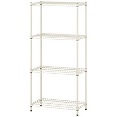 【SEC-590-BE】カラースチールシェルフ ラック小 ベージュ