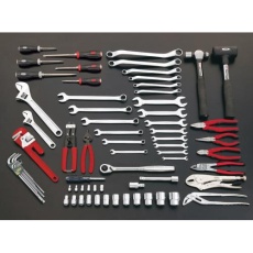 【EA612SC-63】[72個組] ツールワゴン付工具セット