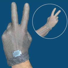 【EA354SE-20A】[XS/230mm] 手袋(5本指/ステンレス製/左右兼用)