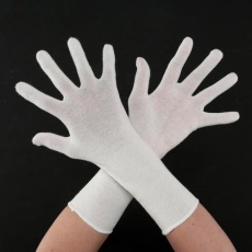 【EA354AE-116】[フリー/290mm] 手袋・インナー(ホワイト)