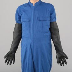 【EA354BJ-10】[フリー/550mm] 手袋(サンドブラスト用/フランジ無/ペア)