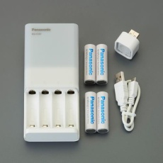 【EA758YS-41A】[単3・単4] 電池急速充電器(エネループ単3x4本付)