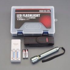 【EA758E-131】[単3x2本]フラッシュライト/LED(充電池セット)