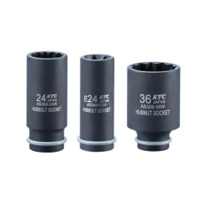 【EA164KH-3】1/2インチDR インパクト用ハブナットソケットセット