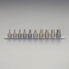 【EA618CS-100】1/2インチDR/3/16インチ-3/4インチ [INHEX]ソケットセット