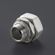 【EA947SD-104】1/2インチxCTC 19 ボックスコネクター(ストレート/薄鋼/ステンレス)