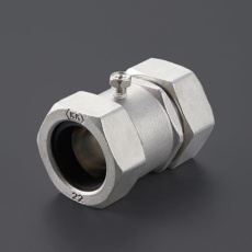 【EA947SN-4】1/2インチxG16 ねじ無しコネクター(ストレート/厚鋼/ステンレス)