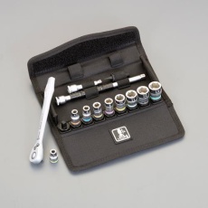 【EA617AG-123】1/4インチDR/13点 ソケットレンチセット(ホールド機能付)