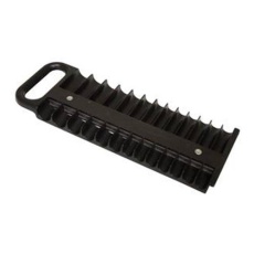 【EA617-162】1/4インチDRx285mm ソケットホルダー(マグネット付/黒)