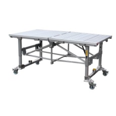 【EA905DF-111】1000x1860x 675- 868mm 移動式室内足場台