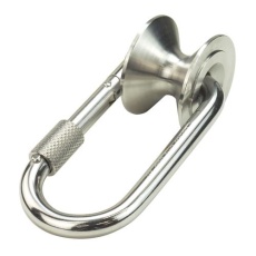 【EA638AR-12】100kg/φ16mm プーリーカラビナ(ステンレス製)