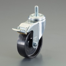【EA986HV-13】100mm/M12 キャスター(自在金具・ブレーキ付)