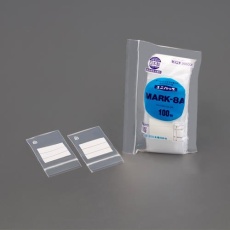 【EA944CB-100A】100x 70mm ポリ袋(チャック付/書込用/100枚)