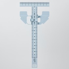 【EA652AD-21】100x13x220mm けがきゲージ