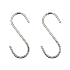 【EA638DW-103】100x4.0mm Sフック(ステンレス製/2個入)