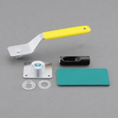 【EA576MB-1】10mm 両面ハトメパンチセット(プラスチック)