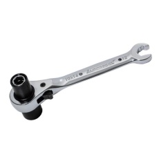 【EA602AS-2】10x13mm/14x17mm/12mm 5サイズラチェットレンチ