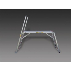 【EA905DF-13】112-148cm 足場台(取手4本・調整脚・キャスター付)