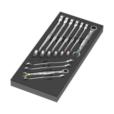 【EA612WH-1】11本組 コンビネーションラチェットレンチ