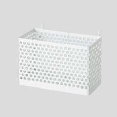 【EA661CY-67】123x 76x 80mm 小物入れ(大/白)