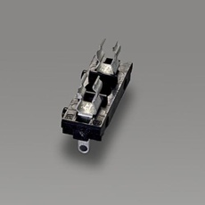 【EA940DL-73】125V/ 5A[5.2x20mm] ヒューズホルダー(横型連結)