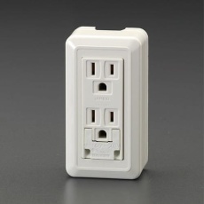 【EA940CJ-58A】125V/15A [角形] コンセント [2口][接地付]