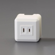 【EA940CJ-45A】125V/15A コンセント(角型・1口)