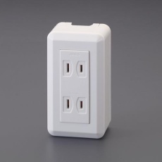 【EA940CJ-46A】125V/15A コンセント(角型・2口)