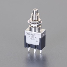 【EA940DA-151A】125V/3A 押しボタンスイッチ(単極双投/小型)