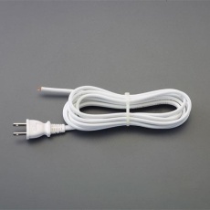 【EA940AE-36】125V/7A/3.0m プラグ付小判形コード