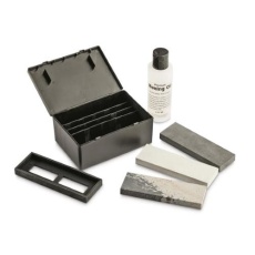 【EA522AG-11】127x41x13mm 油砥石セット・天然(中/細/極細)